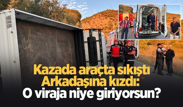 Kazada yaralandı ayakkabısının derdine düştü