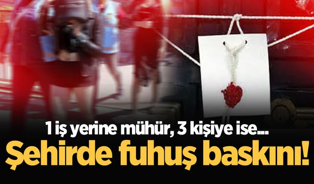 Sakarya'da fuhuş baskını! 1 iş yerine mühür, 3 kişiye ise...