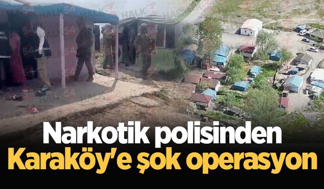 Narkotik polisinden Karaköy'e şok operasyon