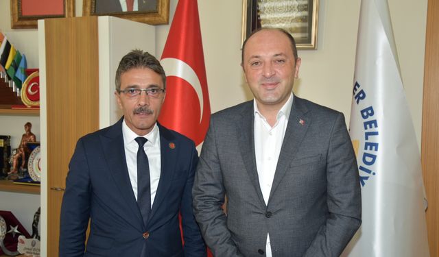 Başkan Şenol Dinç, Başkan Selçuk Yıldız'ı misafir etti