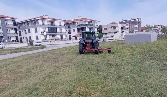 Erenler'de park ve bahçelerde çalışmalar sürüyor