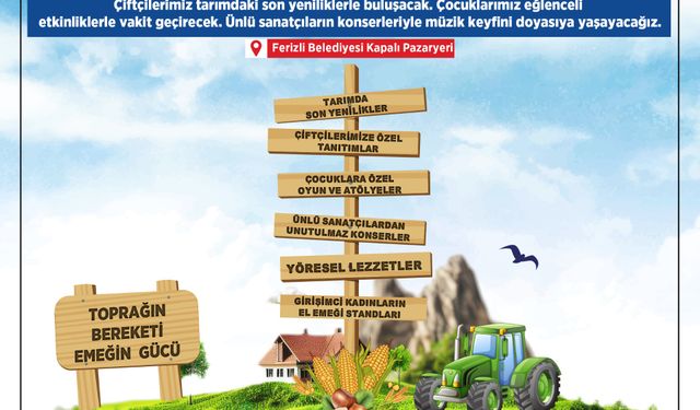 Ferizli'de Tarım Festivali heyecanı