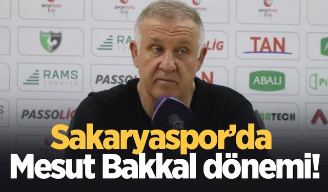 Sakaryaspor takımın başına Mesut Bakkal'ı getirdi