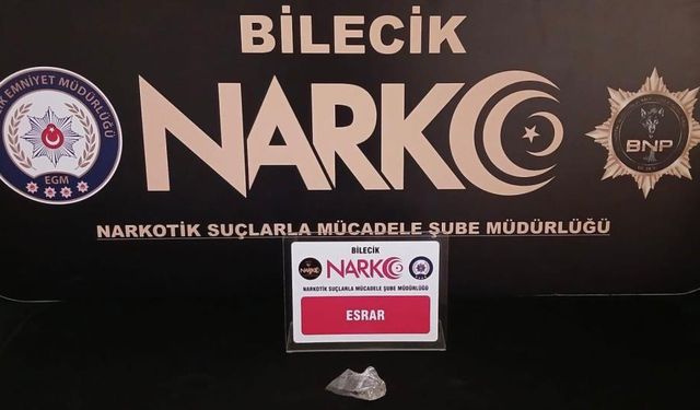 Şahsın şüpheli hareketleri yakayı ele vermesine sebep oldu