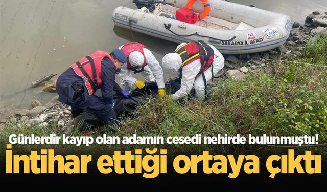 Günlerdir kayıp olan adamın cesedi nehirde bulunmuştu! İntihar ettiği ortaya çıktı