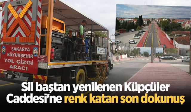 Sil baştan yenilenen Küpçüler Caddesi'ne renk katan son dokunuş