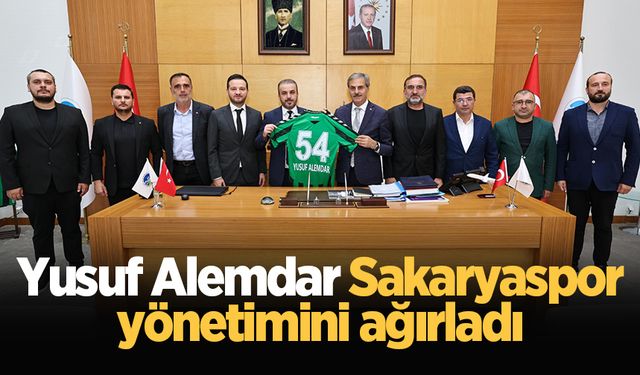 Yusuf Alemdar Sakaryaspor yönetimini ağırladı