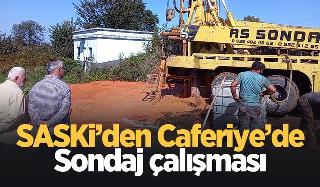 SASKİ Caferiye'de sondaja başladı