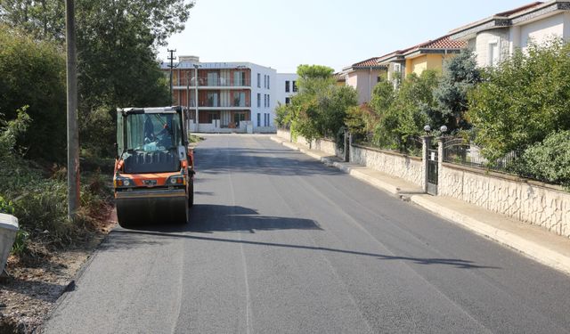 Arabacıalanı'na sıcak asfalt