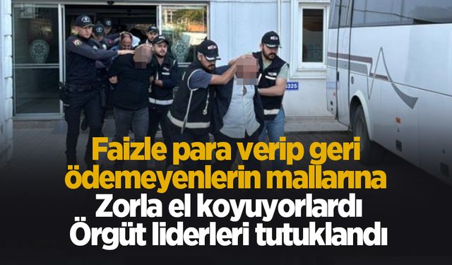 Sakarya'da tefecilik operasyonunda 2 tutuklama