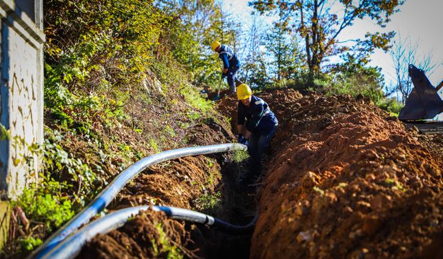 6 bin 500 metrelik yeni hat Kurudere’ye kesintisiz içme suyu ulaştıracak