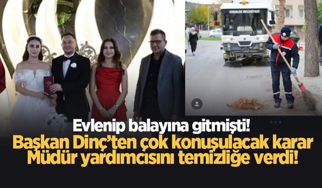 Erenler Belediyesi'nde müdür yardımcısı temizlikte görevlendirildi!