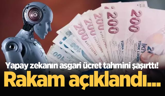 2025 yılı asgari ücreti ne kadar olacak? Yapay zekanın da bir tahmini var