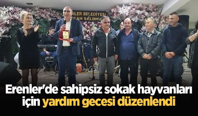 Erenler'de sahipsiz sokak hayvanları için yardım gecesi düzenlendi