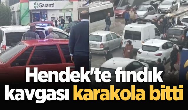 Hendek'te fındık kavgası karakola bitti