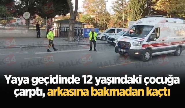 Adnan Menderes Caddesi'nde kaza: Araç 12 yaşındaki çocuğa çarptı