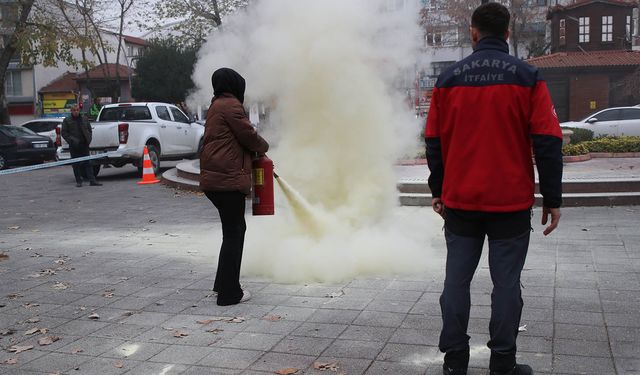 Büyükşehir ekiplerine ateşe müdahale eğitimi