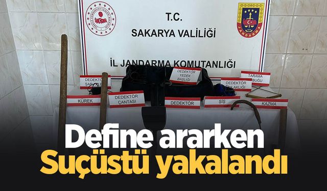 Define arayan 5 kişi suçüstü yakalandı