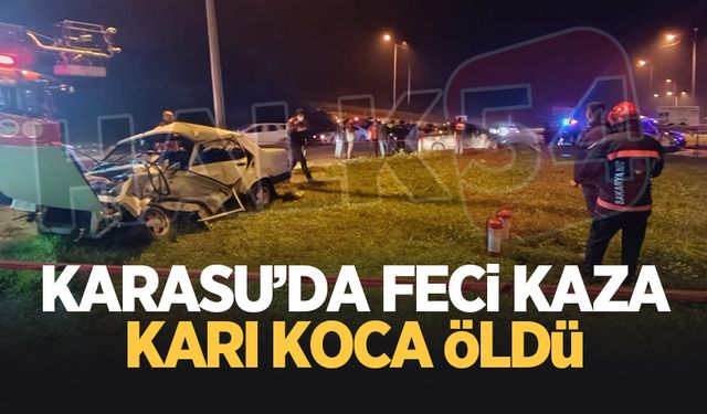 Darıçayırı Kavşağı'nda kaza: Karı koca öldü