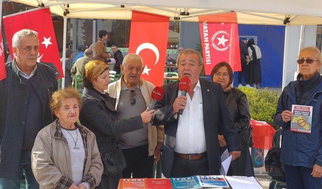 Vatan Partisi'nden basın açıklaması ve imza kampanyası; DEM Parti kapatılsın!