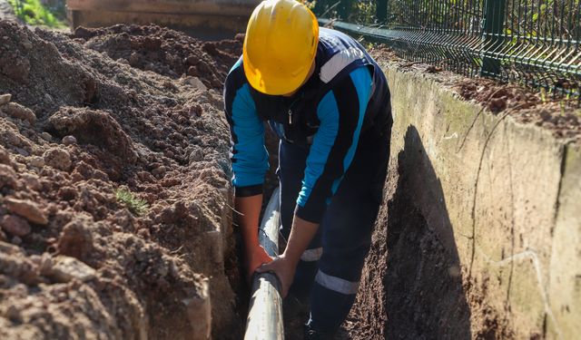 Bağlar Mahallesi’nin su iletim hattı güçlendiriliyor