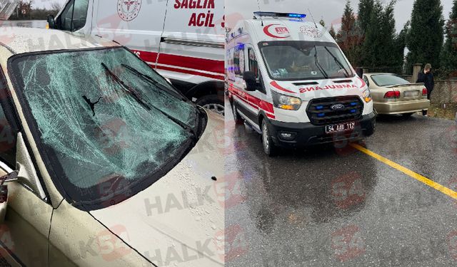 Hastane yolunda kaza: 4 hafif yaralı