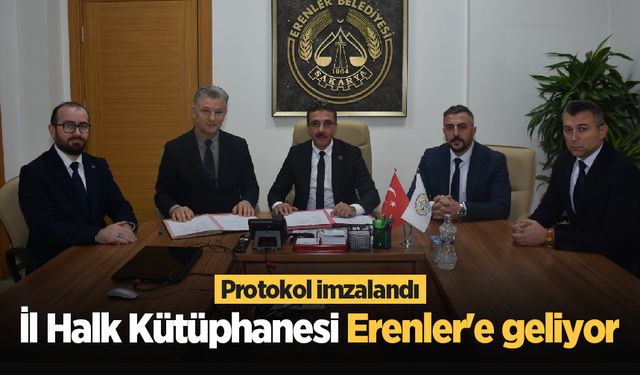 İl Halk Kütüphanesi Erenler'e geliyor