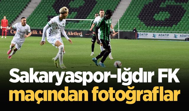 Sakaryaspor-Iğdır FK maçından fotoğraflar