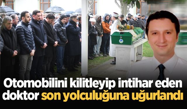 Hastane yolunda intihar eden Kalp Damar Cerrahı Okan Dericioğlu son yolculuğuna uğurlandı