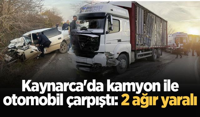 Kaynarca'da kamyon ile otomobil çarpıştı: 2 ağır yaralı