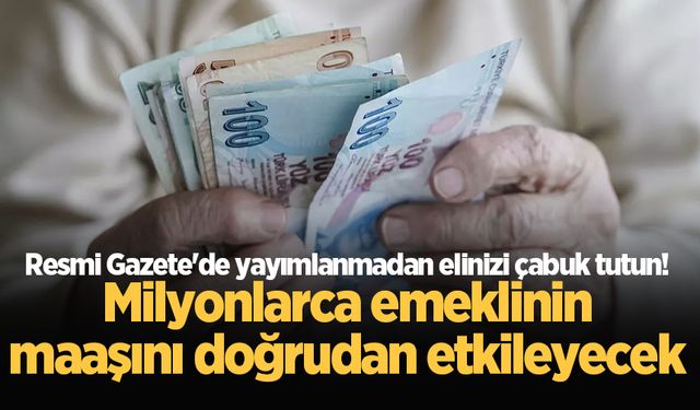 Emekli olmak için kararsız olanlar dikkat: SGK uzmanı 'Resmi Gazete'de yayımlanmadan acele edin' deyip milyonları uyardı