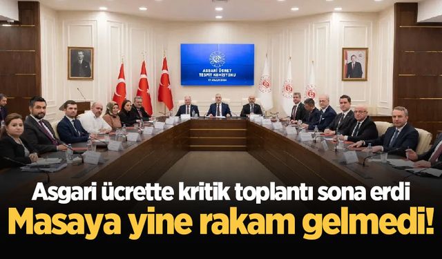 Asgari ücret 2025 zammı için üçüncü toplantı sona erdi! Türk-İş'ten ilk açıklama