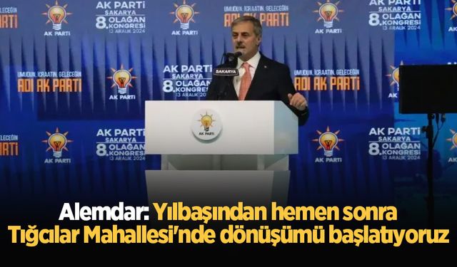 Başkan Alemdar: Yılbaşından hemen sonra, Tığcılar Mahallesi'nde dönüşümü başlatıyoruz