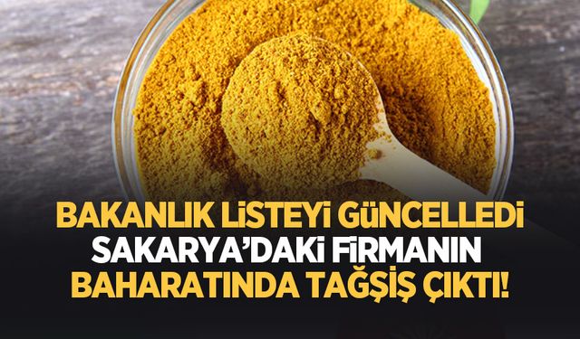 Sakarya'daki firmanın baharatından tağşiş çıktı!