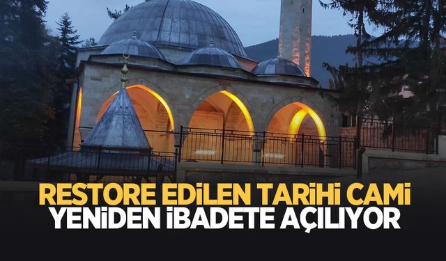 Yunus Paşa Camii yeniden ibadete açılıyor