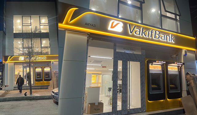 Vakıfbank Akyazı Şubesi yeni adresine taşınıyor