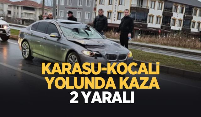 Karasu'da kaza: 2 yaralı