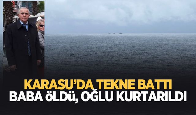 Karasu'da facia; Tekne battı 1 ölü