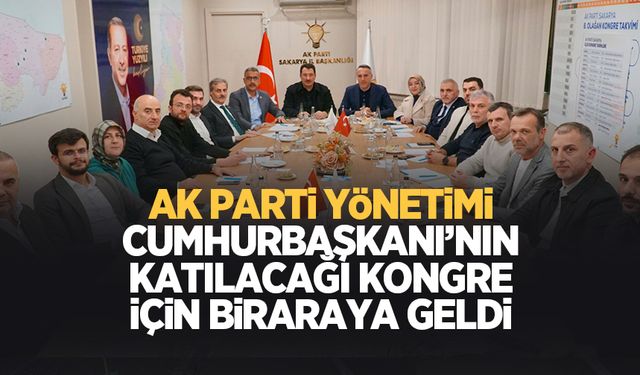 AK Parti'de Cumhurbaşkanı Erdoğan'ın katılacağı kongre için hazırlıklar sürüyor