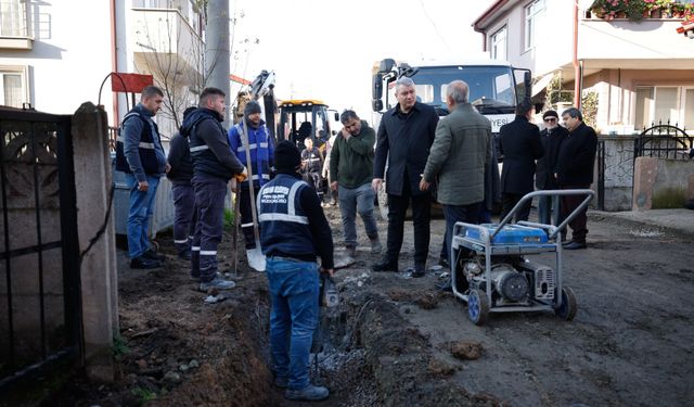 Başkan Osman Çelik çalışmaları yerinde inceledi