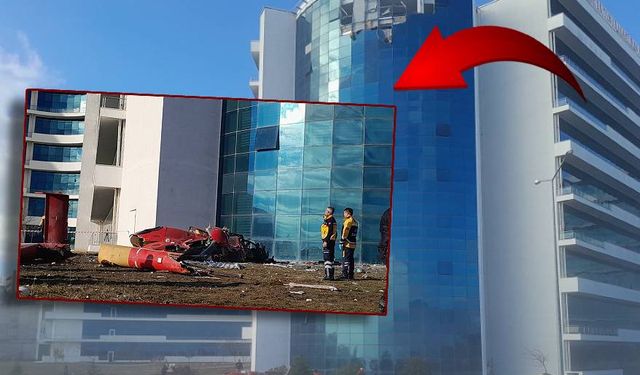 Yoğun sis nedeniyle binaya çarpan ambulans helikopter düştü: 4 ölü