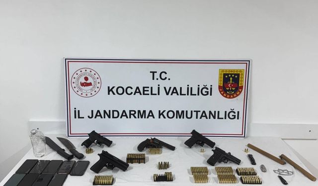 Kocaeli merkezli silah kaçakçılığı operasyonu: 22 gözaltı