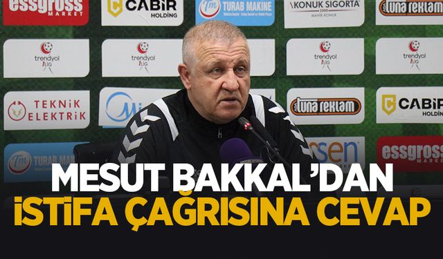 Mesut Bakkal: Beklemediğimiz bir mağlubiyet aldık