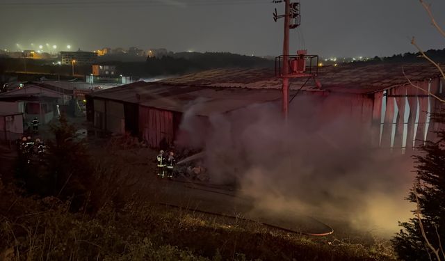 Kocaeli'de fabrika yangını