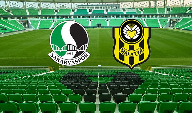 Sakaryaspor-Yeni Malatyaspor maçının onbirleri belli oldu