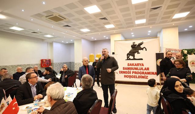 Osman Çelik’ten Samsunlular Derneği’ne iftar ziyareti