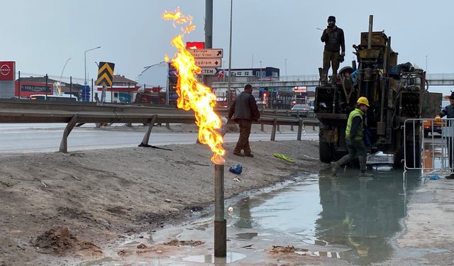 Kartepe'de yer altından yine gaz çıktı