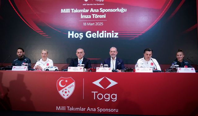 TOGG, Milli Takımlar ana sponsoru oldu