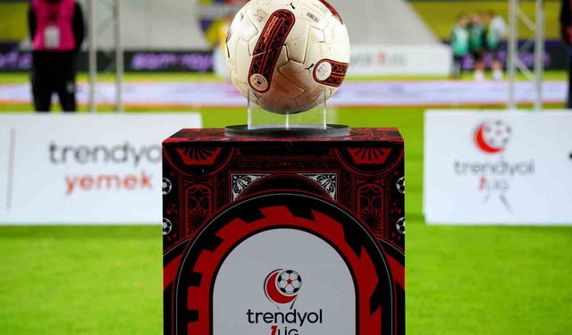 Trendyol 1. Lig'de 38. hafta maçlarının programı açıklandı