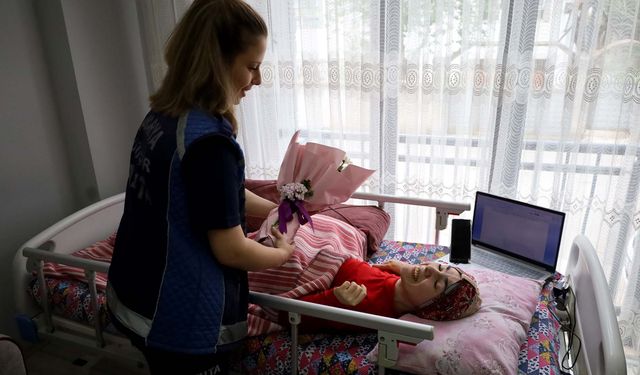 Rukiye’nin dünyayı gördüğü tek pencere Büyükşehirle çiçek açtı